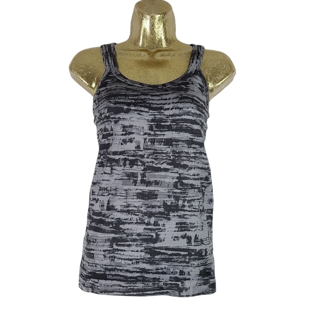 Athleta Lift You Up Criss-Cross Tank Top‎ Gray Sm